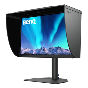 BenQ SW272U - 27" 4K - skærm til foto og videoredigering + free shading hood